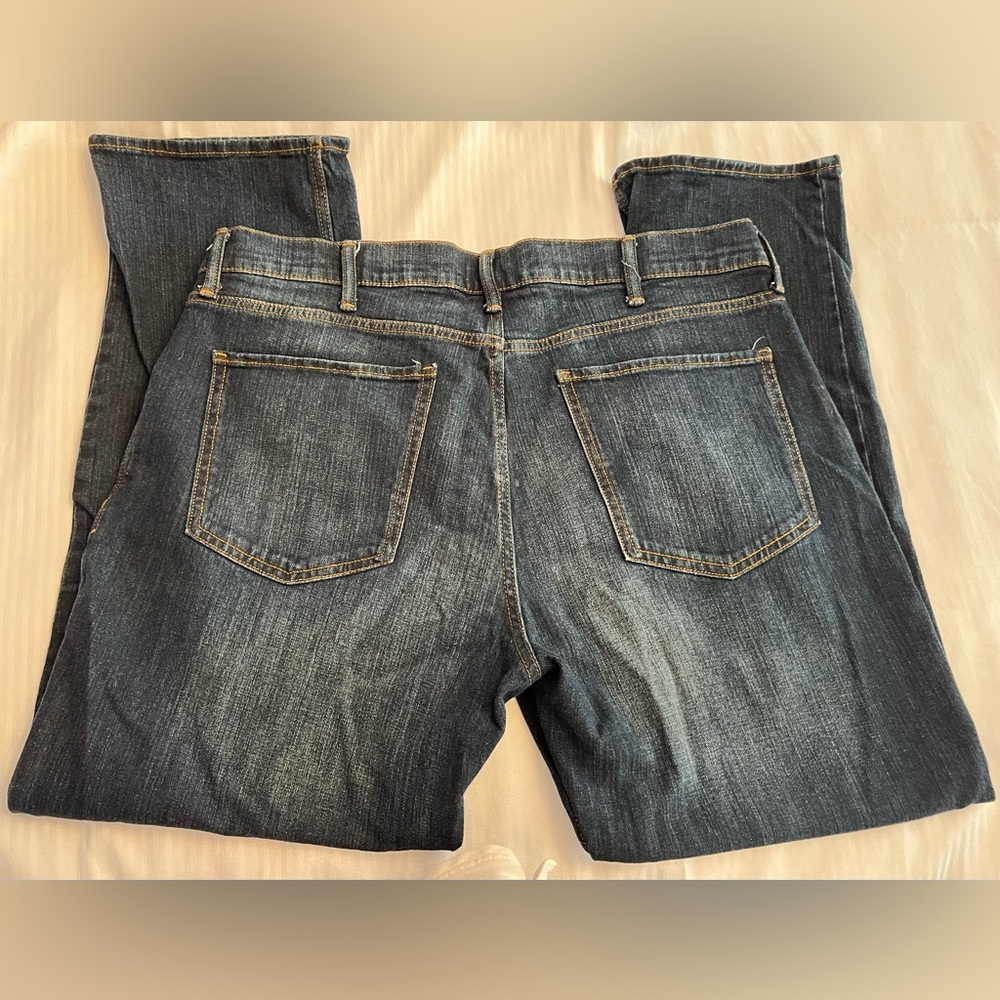 St. John’s Bay Men's 38x30 Relaxed Straight Comfort Stretch Blue Jeans